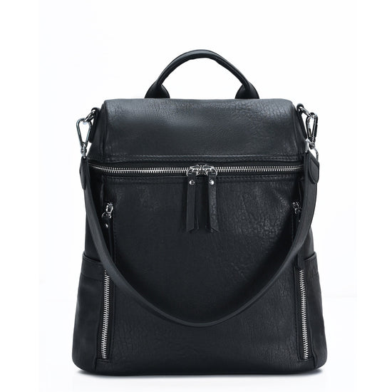 Sienna Utilitarian Shoulder Backpack Purse - MMS Brands