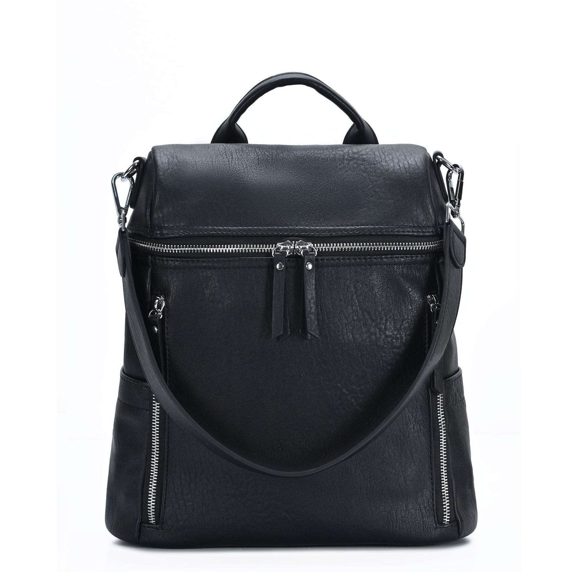 Sienna Utilitarian Shoulder Backpack Purse - MMS Brands