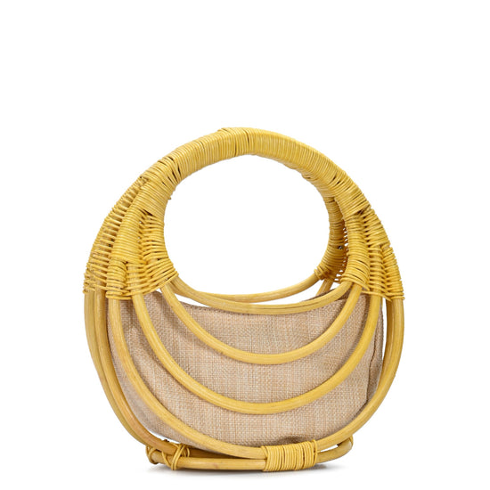 Solana Bamboo Straw Satchel - MMS Brands