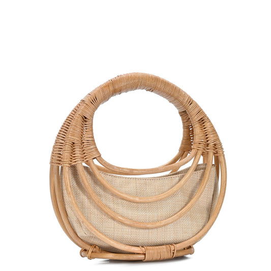 Solana Bamboo Straw Satchel - MMS Brands