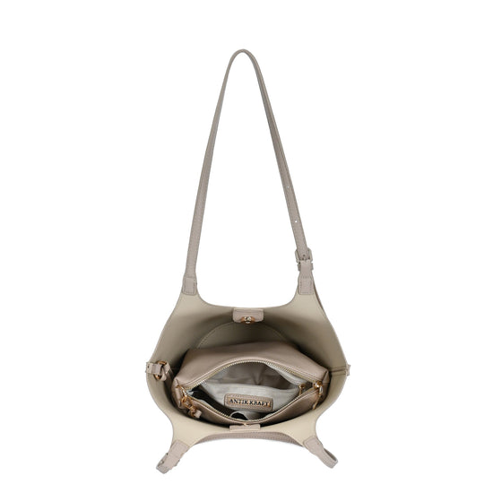 Solene 2 - in - 1 Shoulder Bag Tote - MMS Brands
