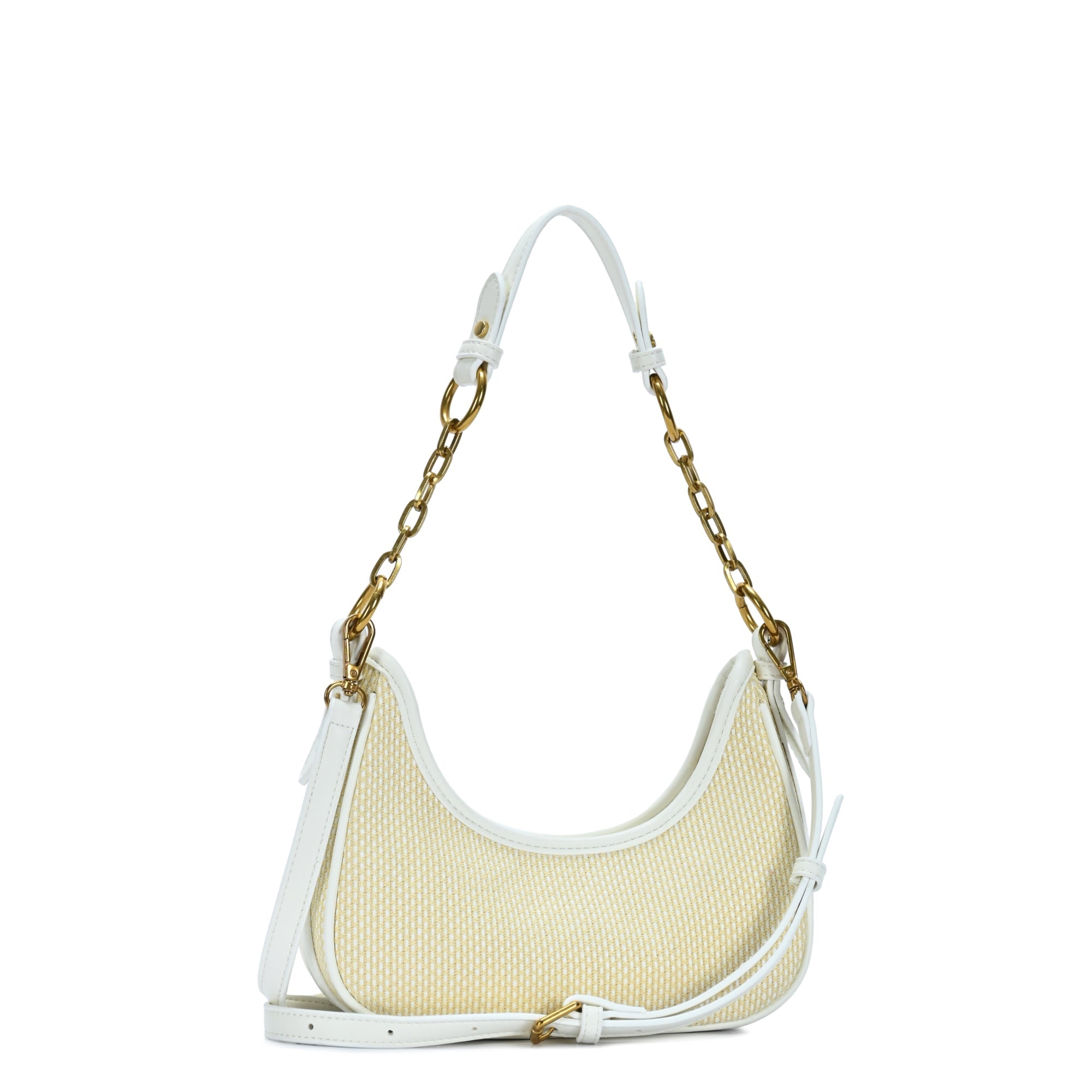 The Soraya Straw Shoulder Bag | Convertible Straw Bag | by Madison