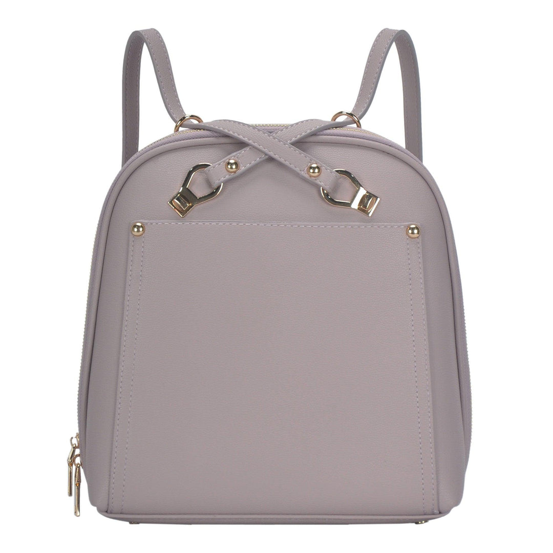 Miztique The Chloe Backpack Purse for Women, Sleek Shoulder Bag, Soft Vegan  Leather - Blush