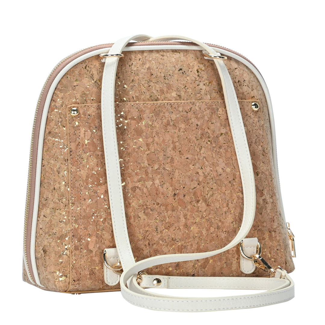 Buy the Miztique Tan Daisy Cork Convertible Small Backpack Bag