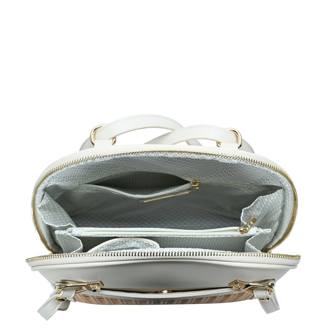 Daisy Rattan Convertible Backpack - MMS Brands