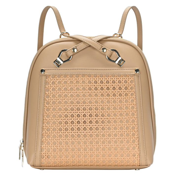 Daisy Rattan Convertible Backpack - MMS Brands