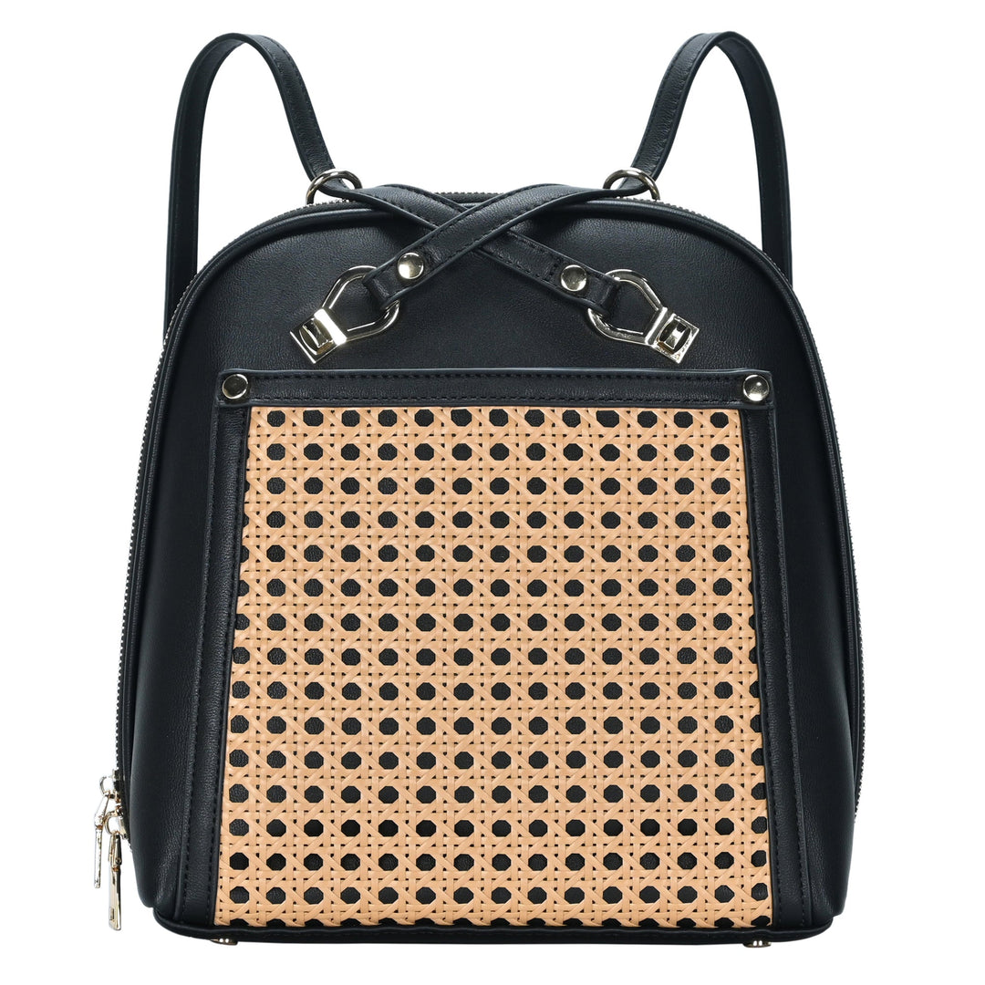 Daisy Rattan Convertible Backpack - MMS Brands