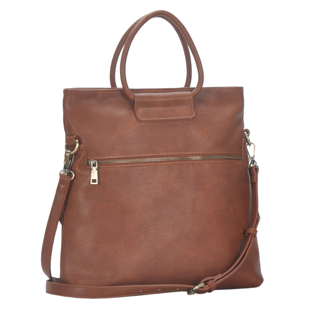 Sasha + Sofi - Brown Crossbody Bag Polyester PU