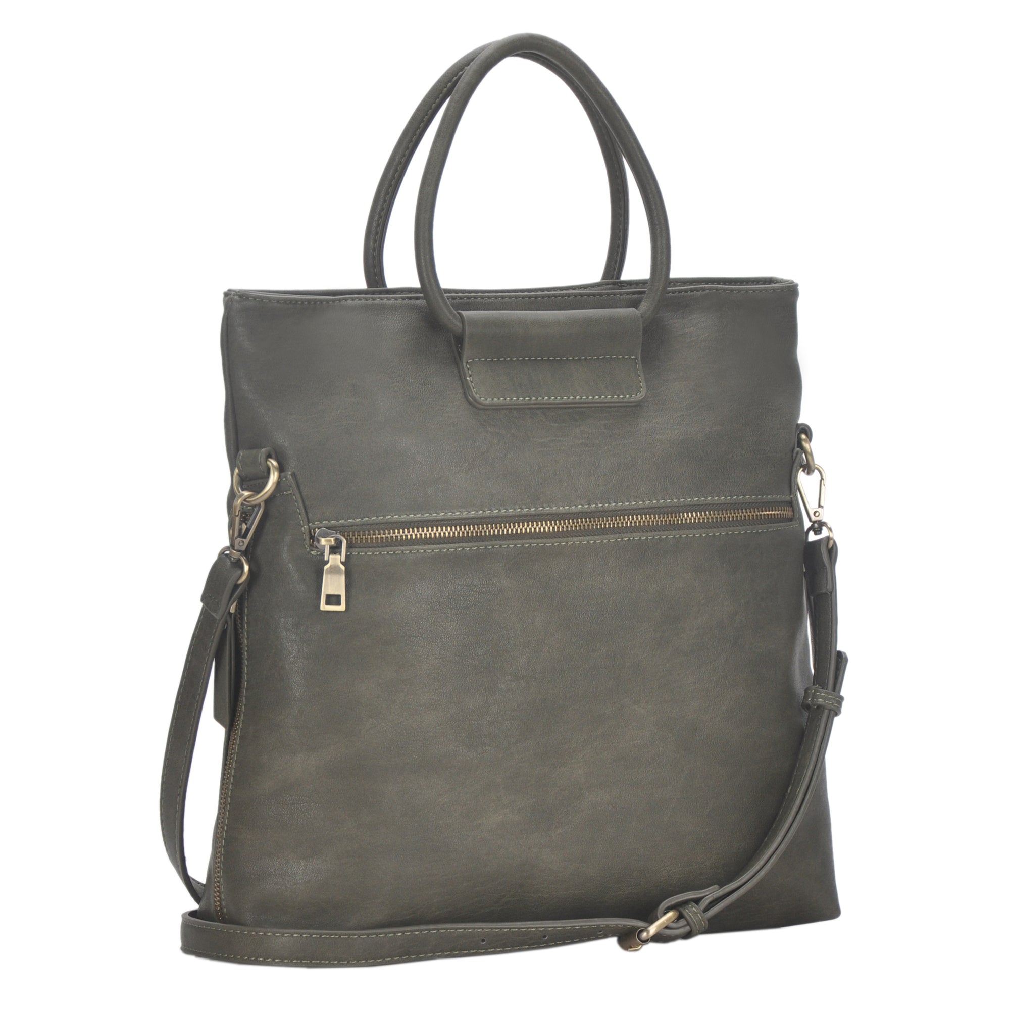 The Hazel Ring Handle Satchel Shoulder Bag by Sasha Sofi MMS
