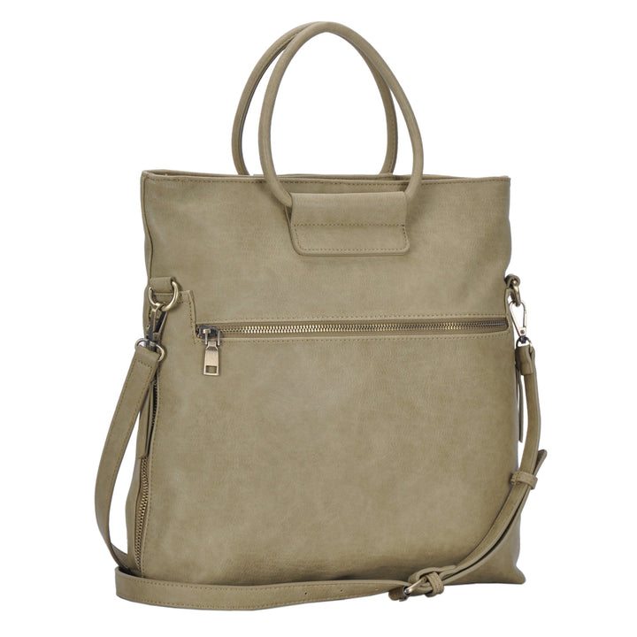 Hazel Ring Handle Satchel - MMS Brands