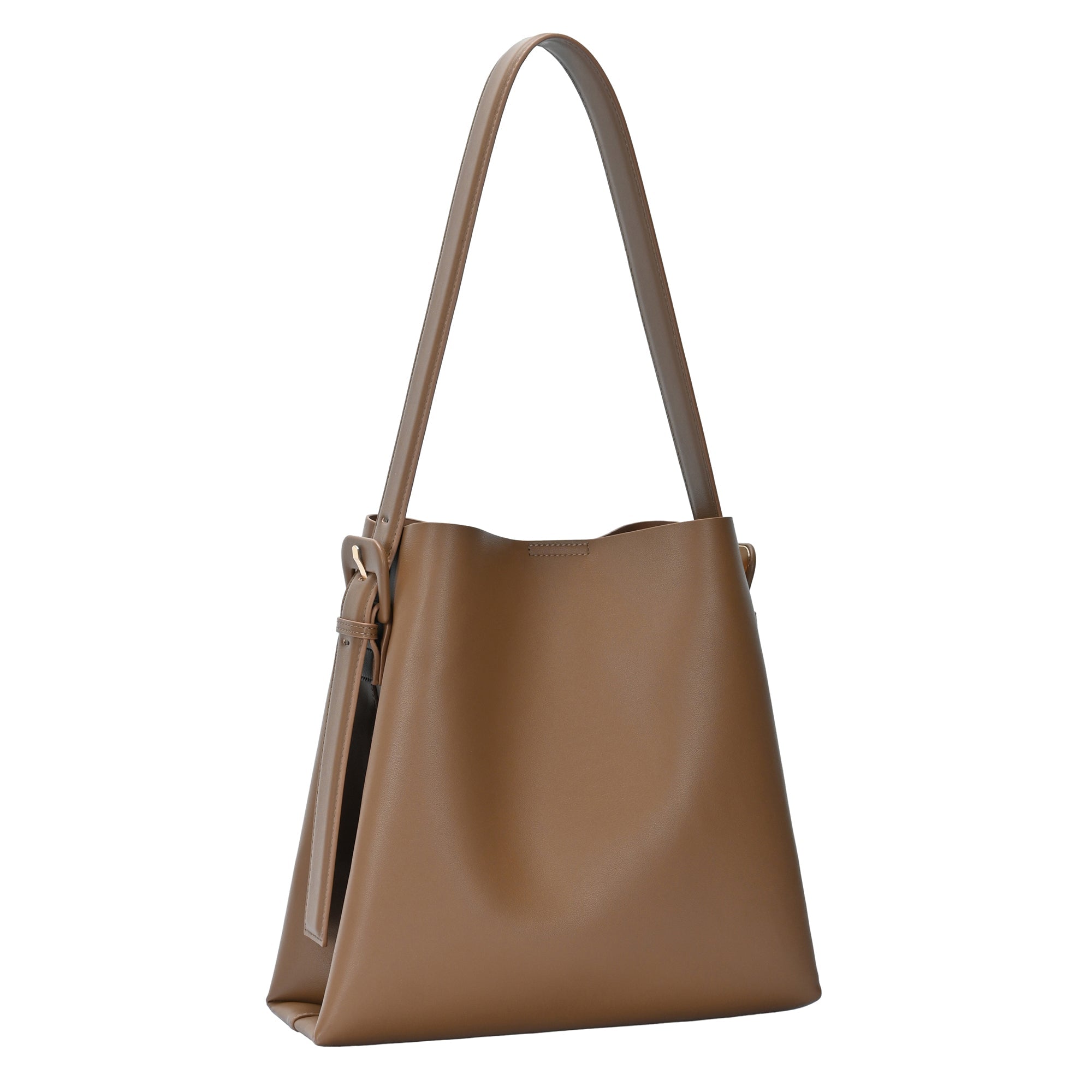 Ivy Divided Pocket Hobo Tote Vegan Leather Organizer Bag MMS Brands