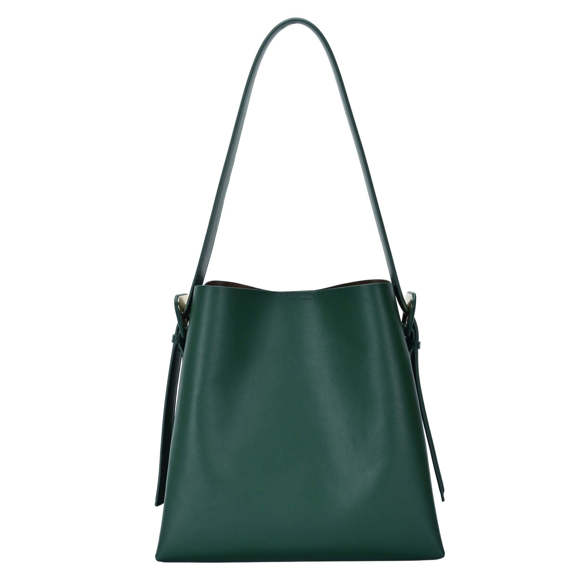 Ivy Divided Pocket Hobo Tote – Vegan Leather Organizer Bag