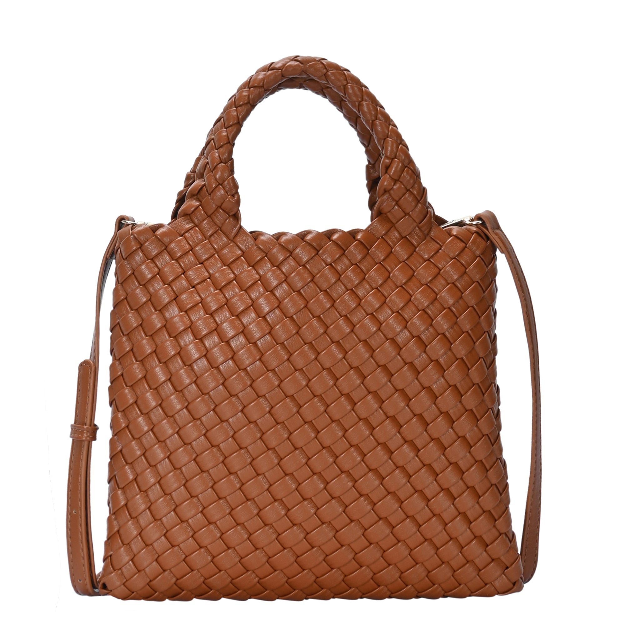 Melody 2 in 1 Woven Crossbody – Versatile Vegan Leather Bag – MMS