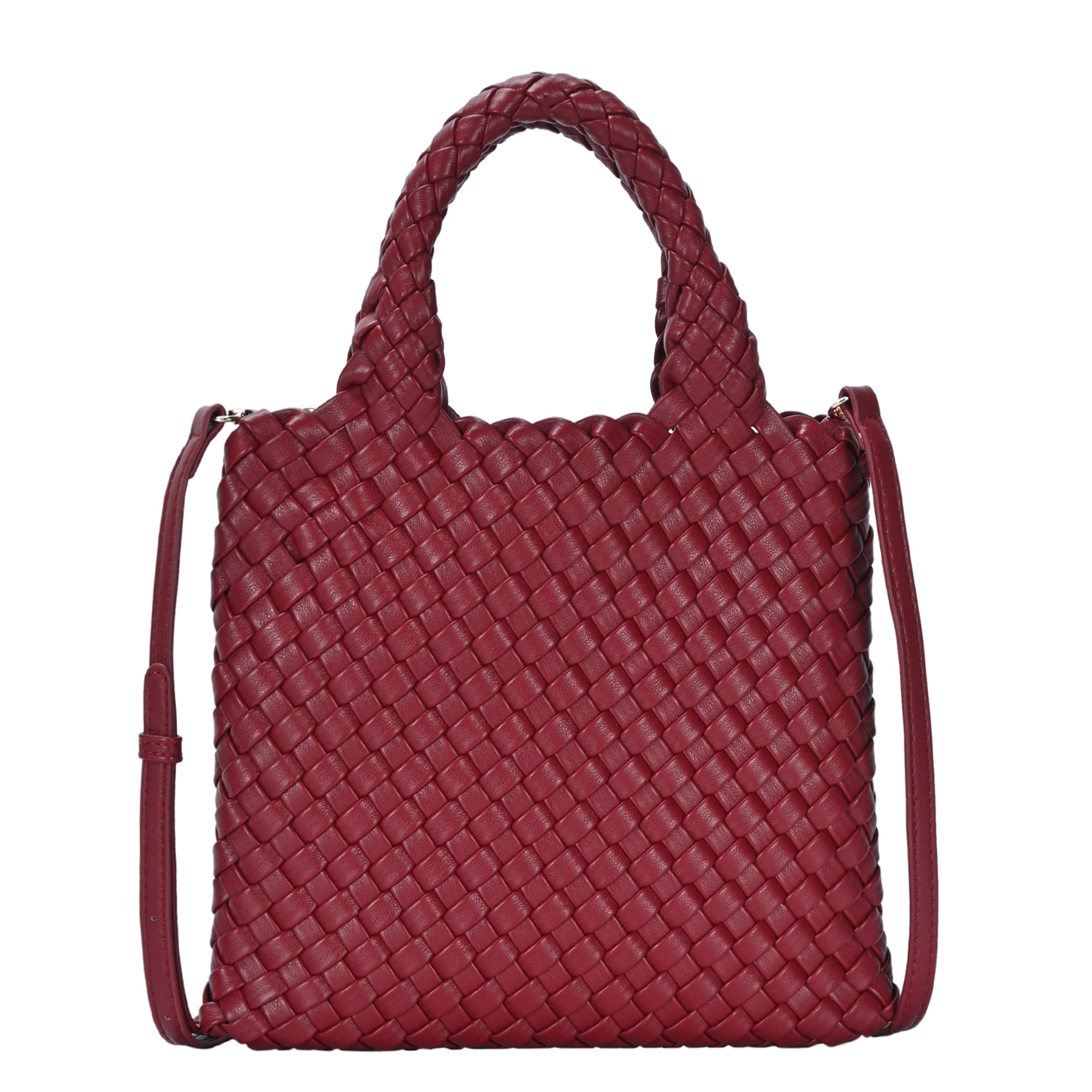 Melody 2 in 1 Woven Crossbody – Versatile Vegan Leather Bag – MMS