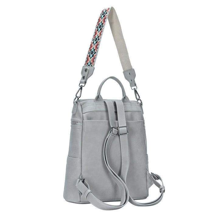 Nyra Webbing Strap Convertible Backpack - MMS Brands