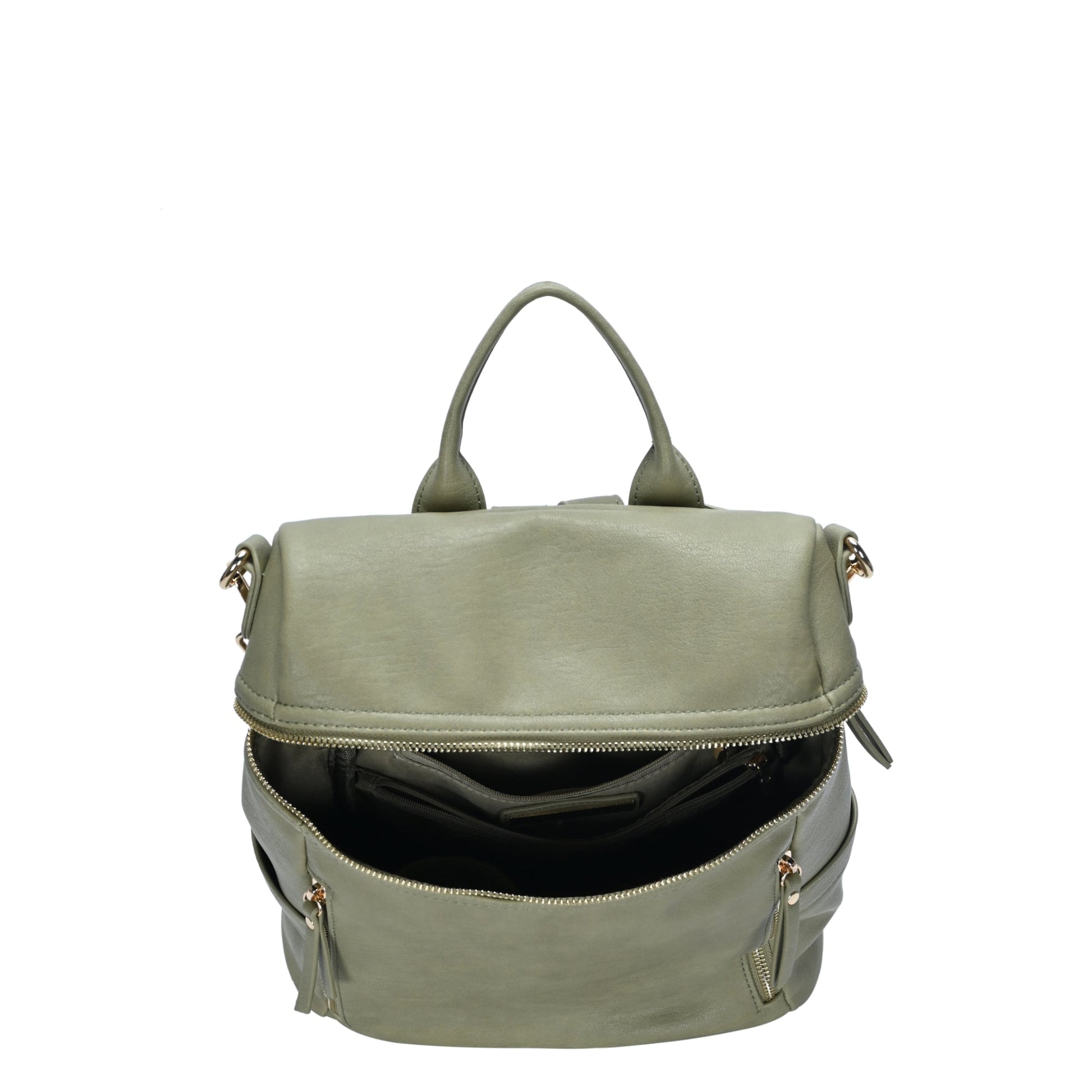 backpack leather convertible purse Nyra Webbing Strap Convertible Backpack Purse