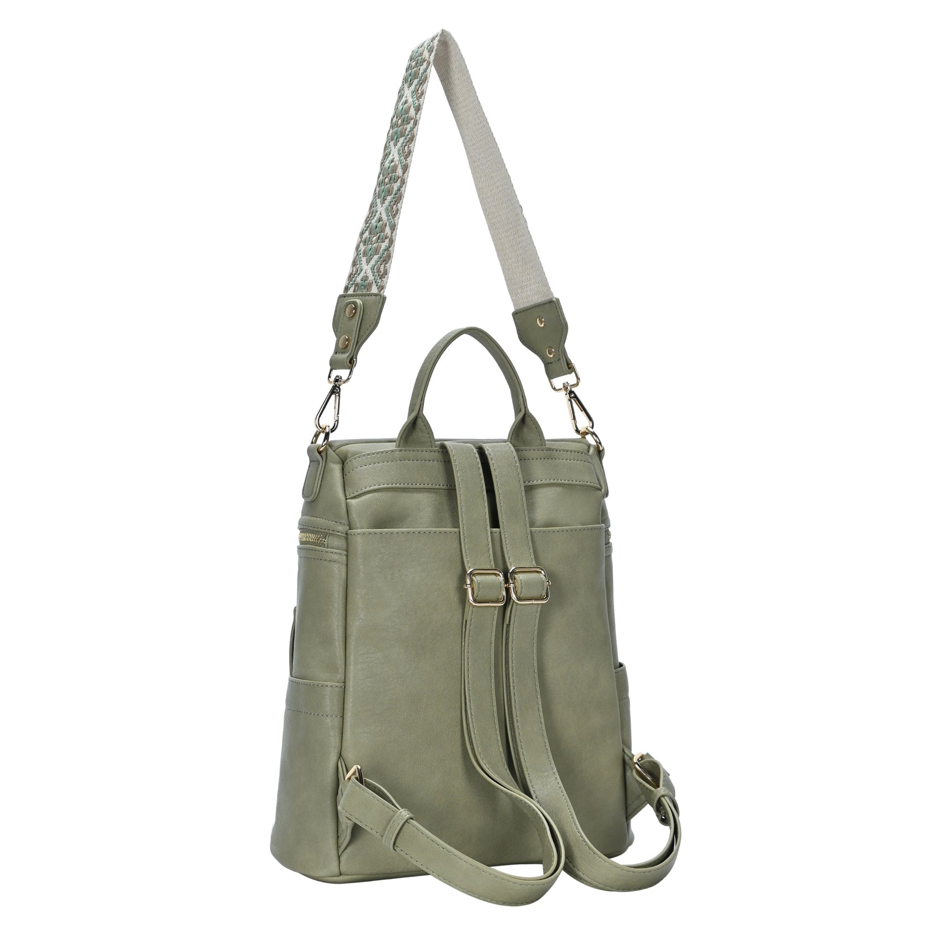 Nyra Webbing Strap Convertible Backpack - MMS Brands