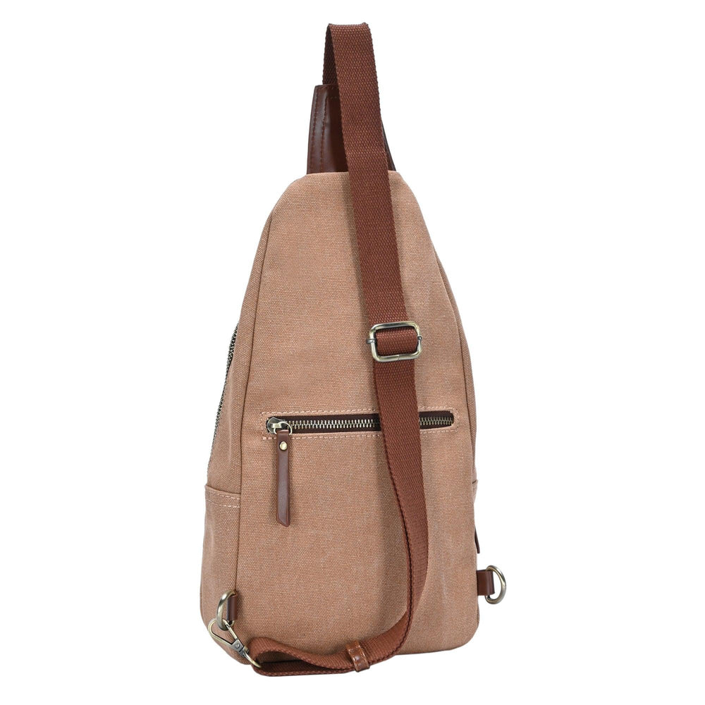 Daisy Bamboo Straw Convertible Backpack - MMS Brands Camel