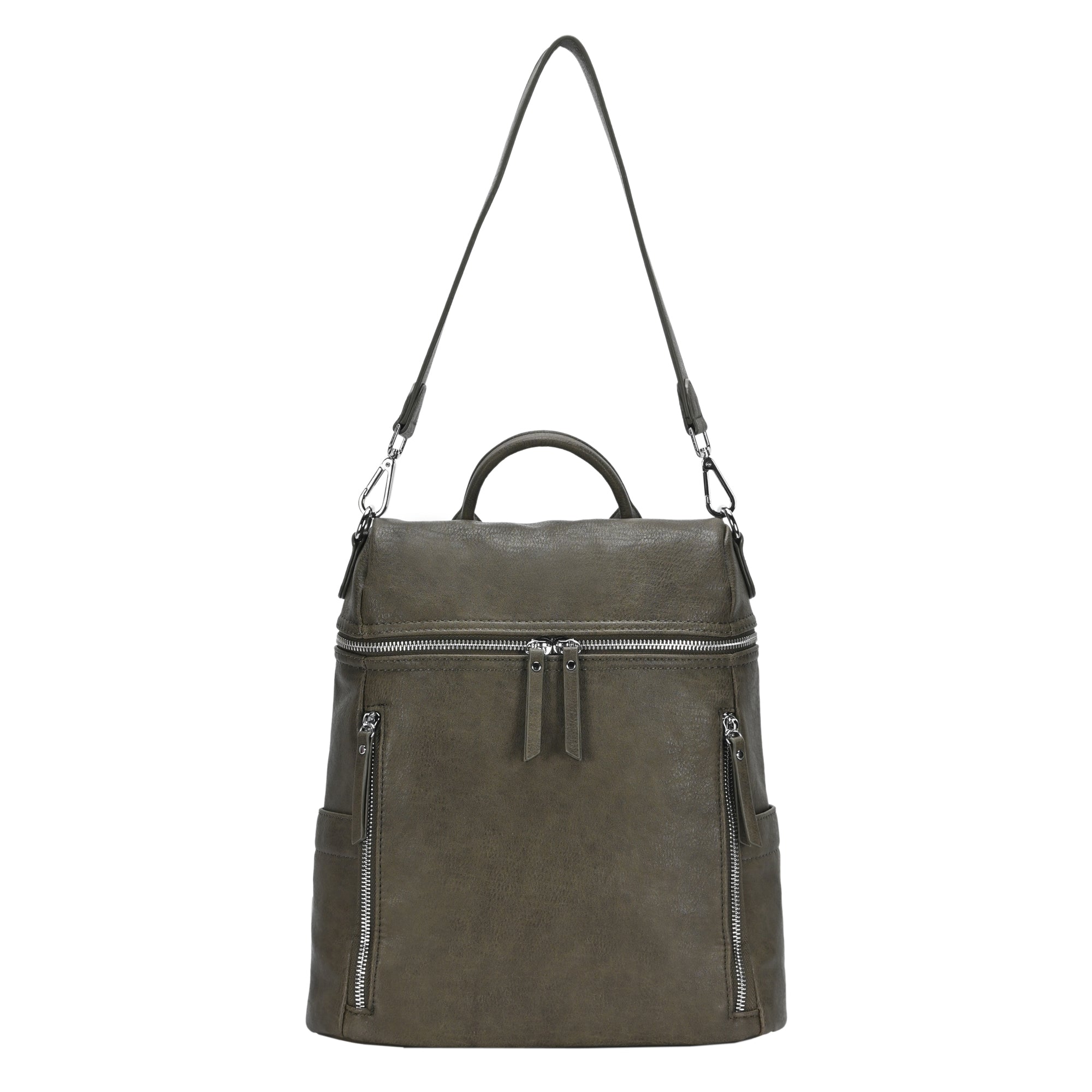 ·mi·nt Sienna Backpack – Vegan Leather Bag with Adjustable Straps