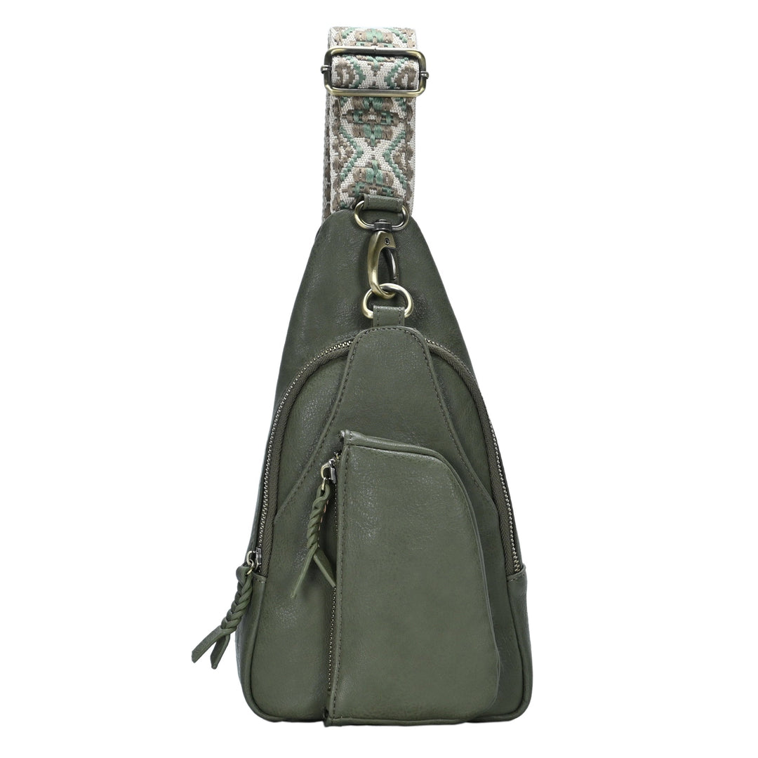 Tasha Crossbody Webbing Strap Sling - MMS Brands