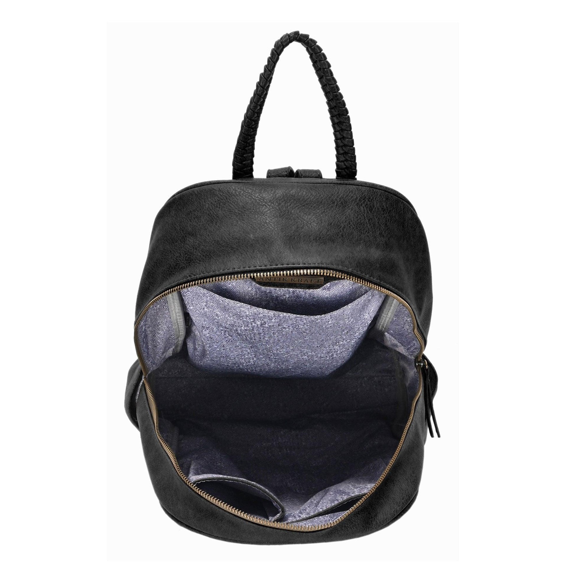 bailey ring faux leather backpack The Bailey Backpack | Vegan Leather Backpack