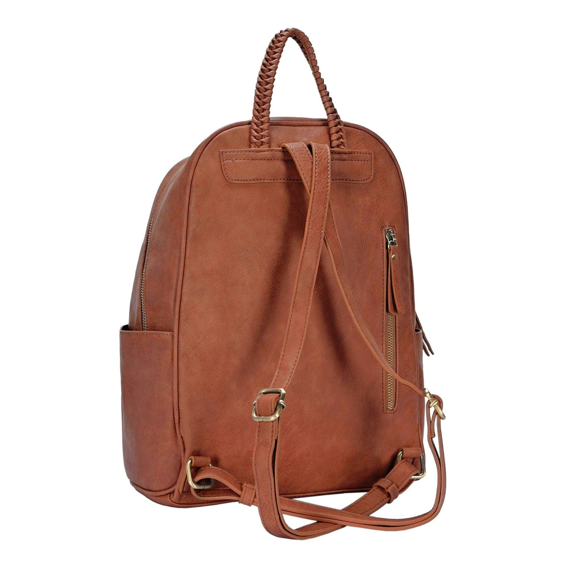 bailey ring faux leather backpack The Bailey Backpack | Vegan Leather Backpack