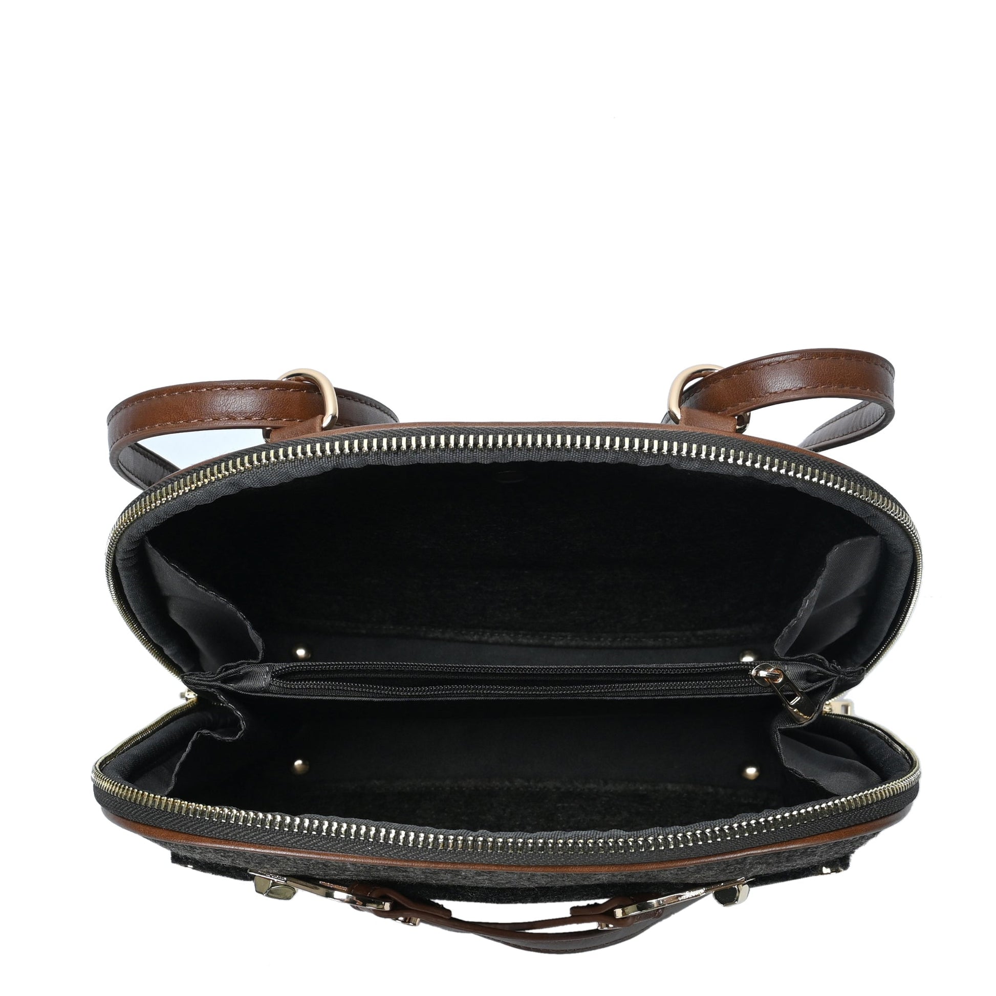 The Daisy Felt Convertible Backpack, Black