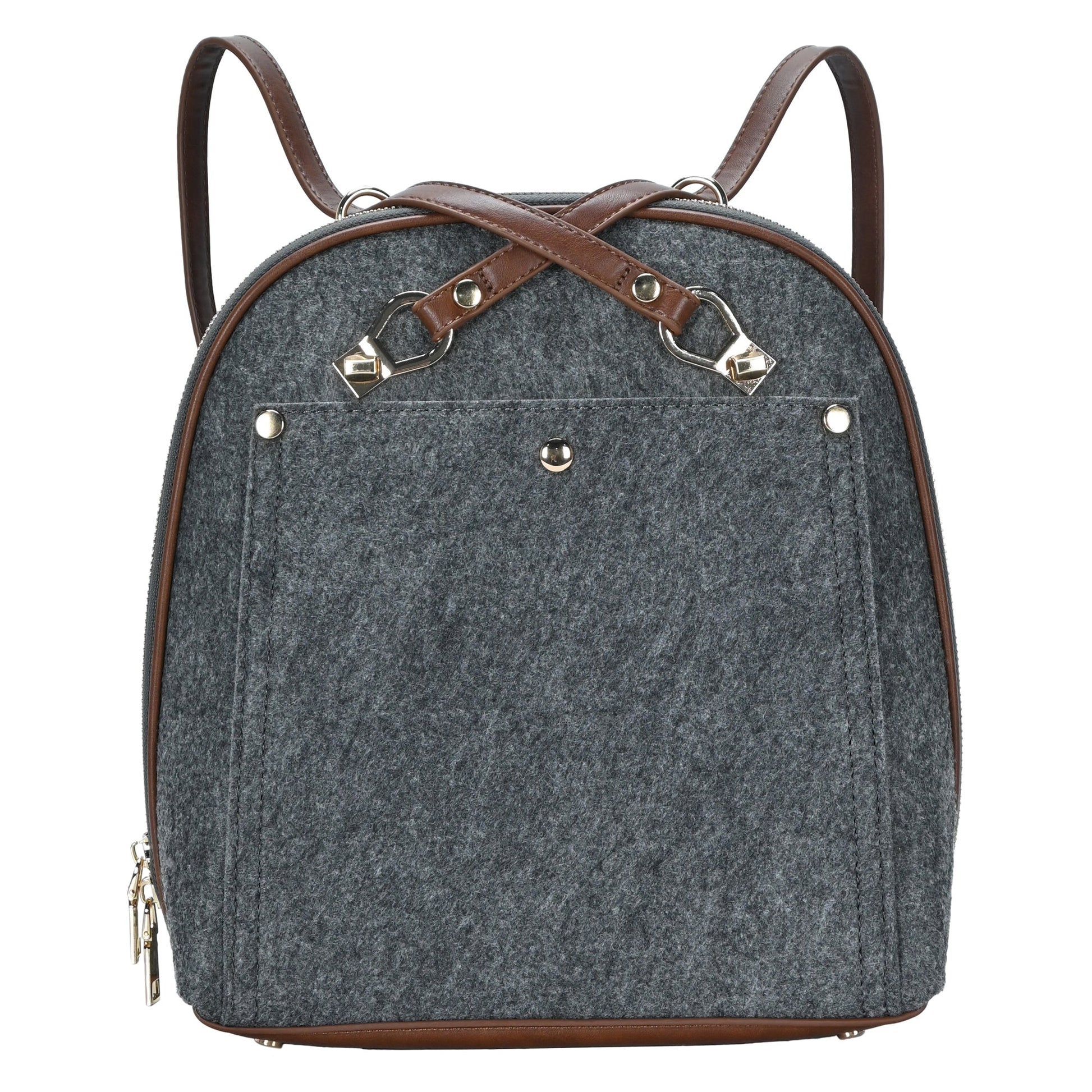 The Daisy Felt Convertible Backpack, Black