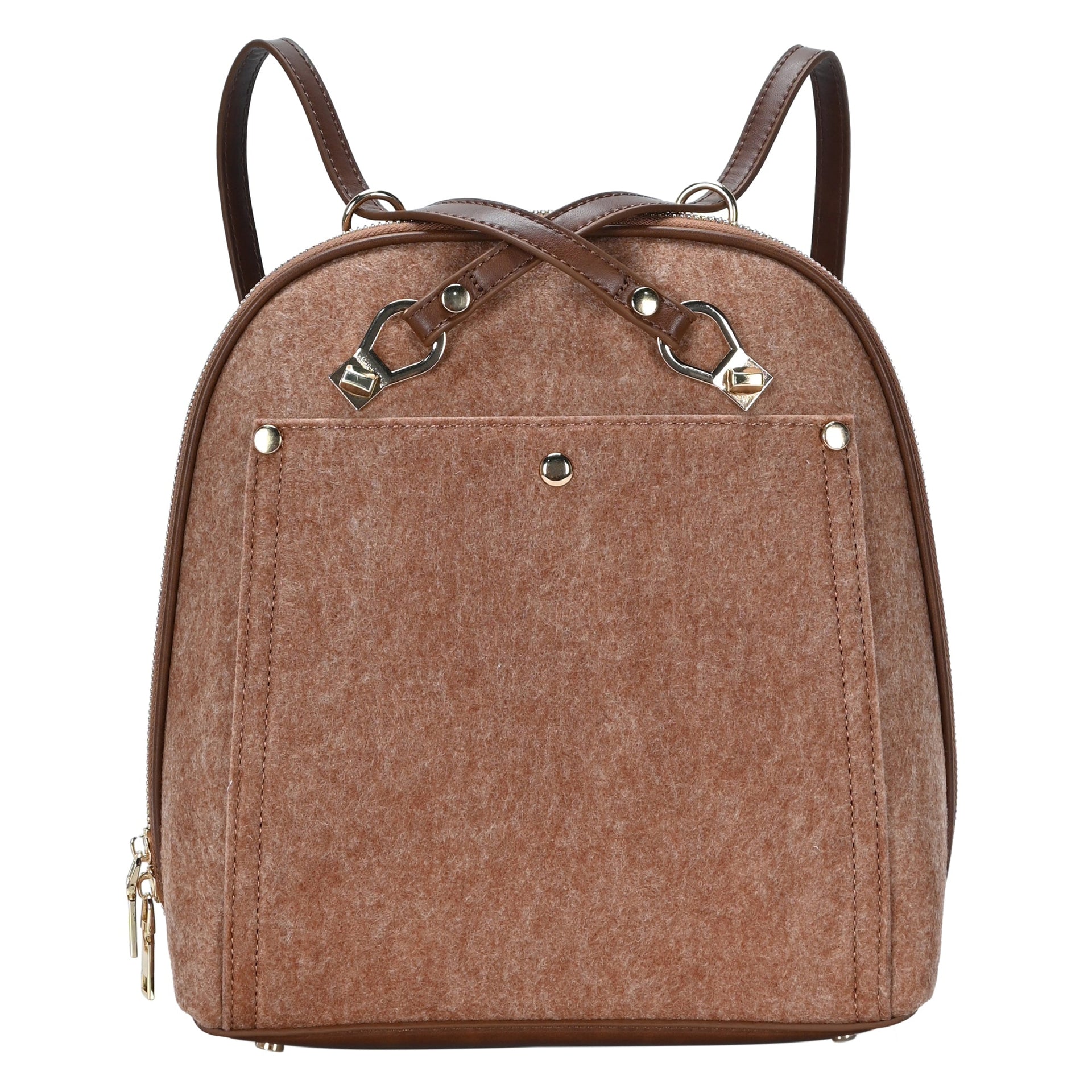 bree studded leather convertible backpack Featuring organized compartments Brio Convertible Backpack F