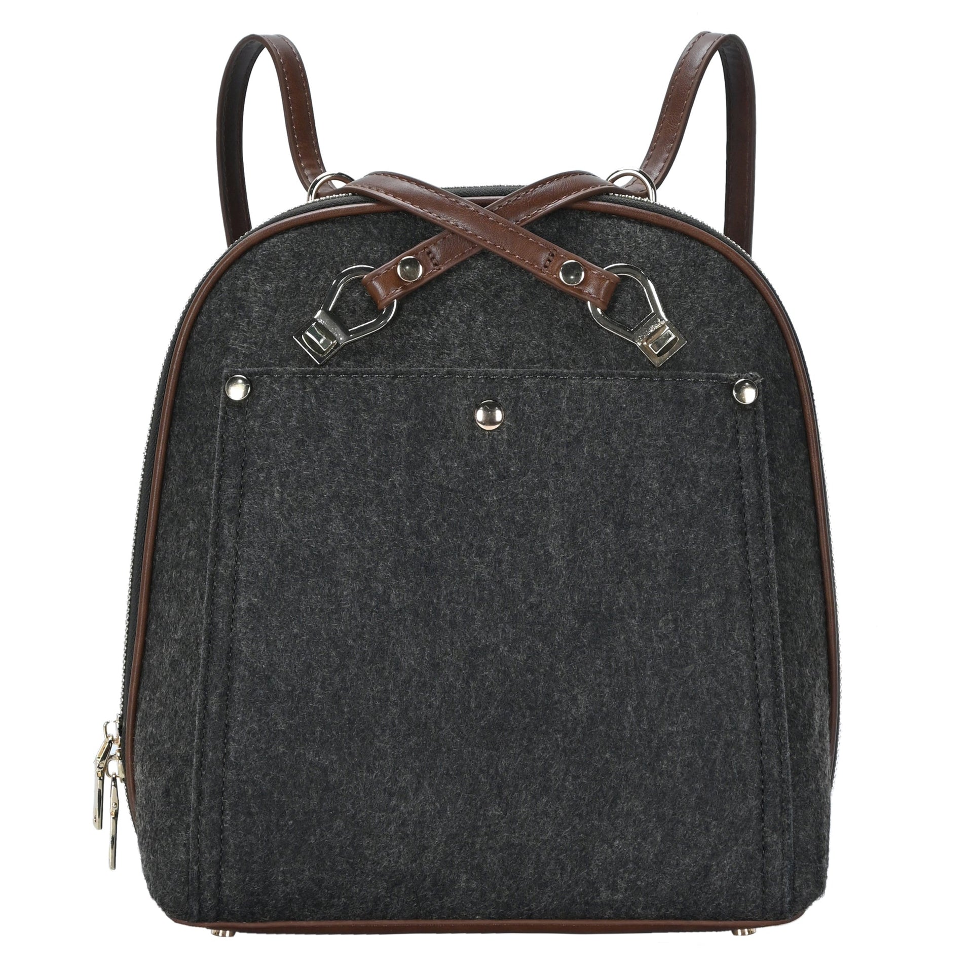 Convertible Felt Backpack Purse for Women