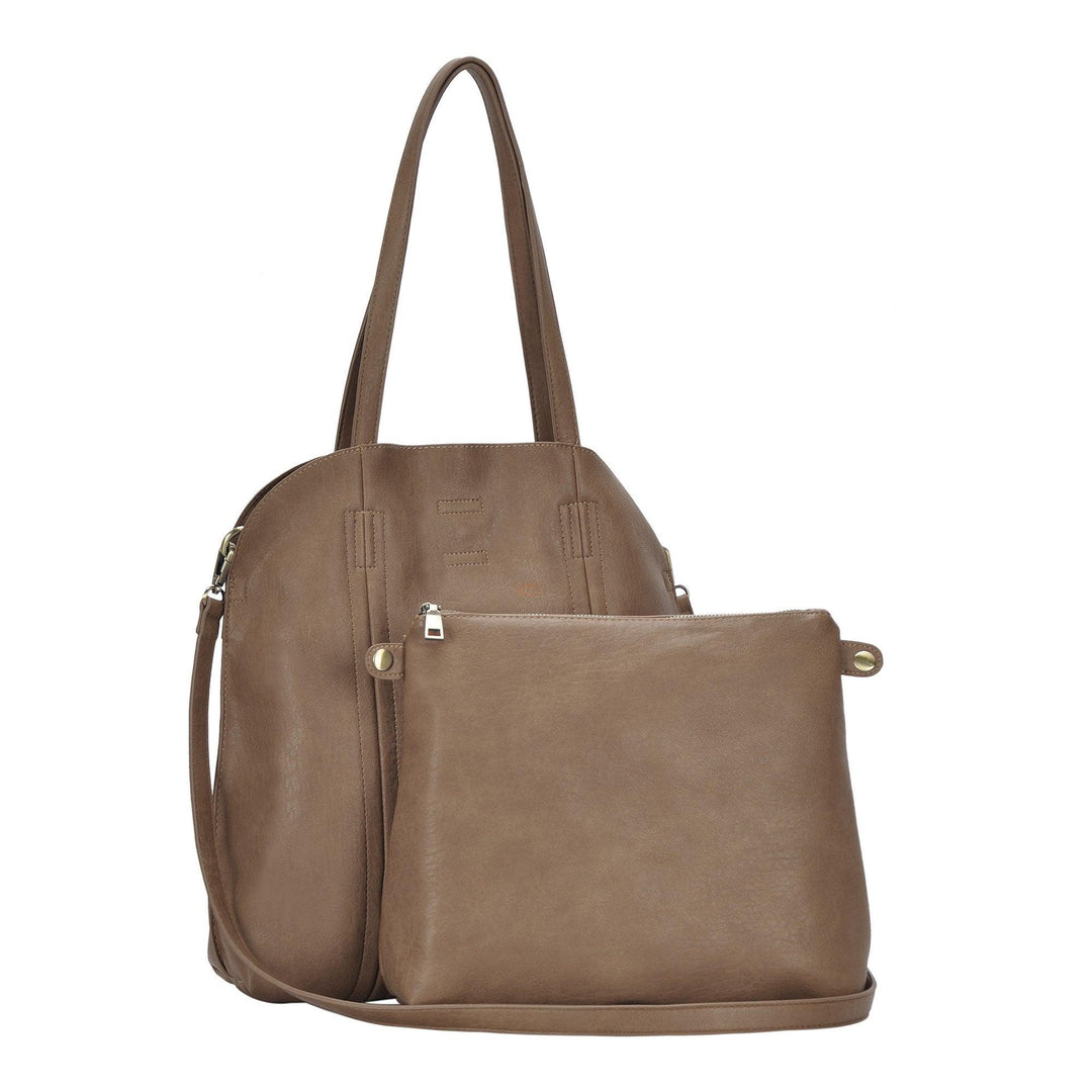 Sasha + Sofi - Brown Crossbody Bag Polyester PU