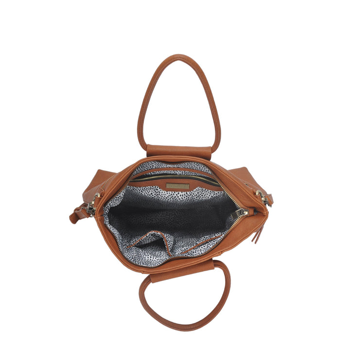 The Hazel Ring Handle Satchel - MMS Brands