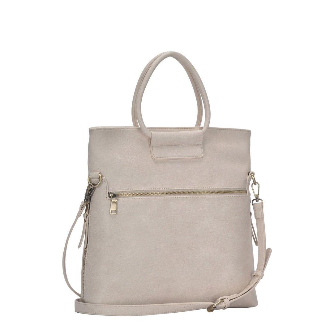 The Hazel Ring Handle Satchel Shoulder Bag by Sasha + Sofi – MMS