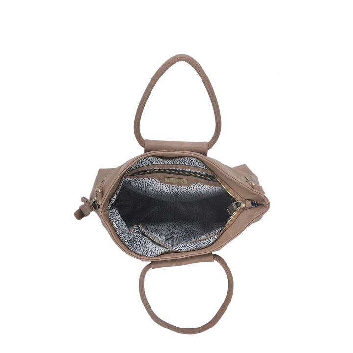 The Hazel Ring Handle Satchel - MMS Brands