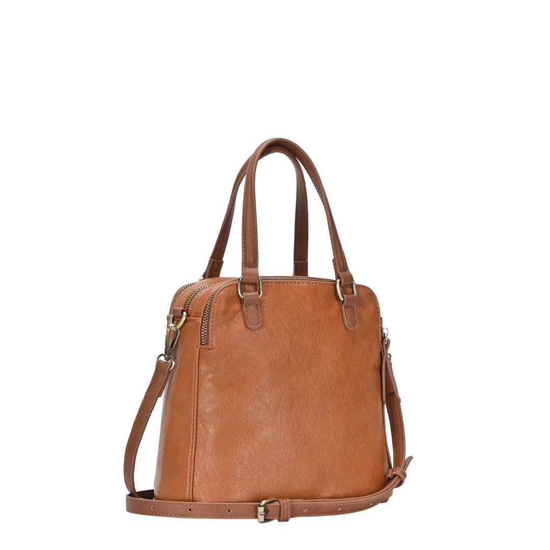 Sasha + Sofi The Hazel Ring Handle Satchel Shoulder Bag