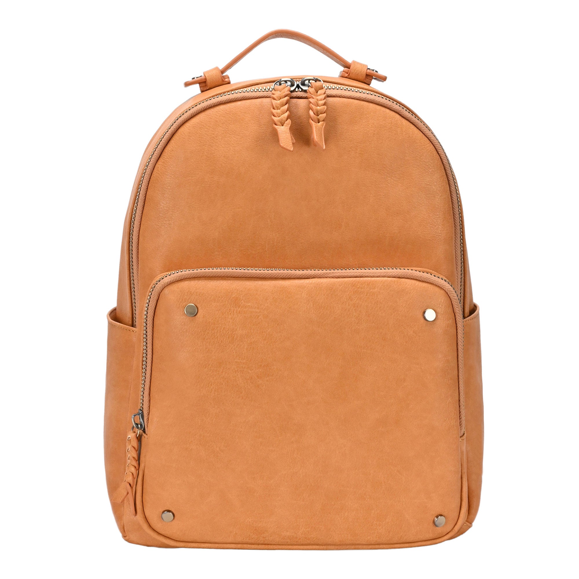 Cowhide & Leather Backpack — Mountain Peaks Boutique