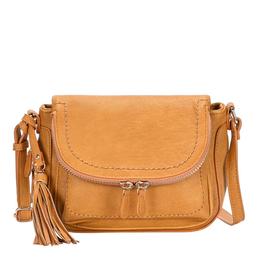 Sasha & Sofi Crossbody Lite Brown Bag offers the - Depop