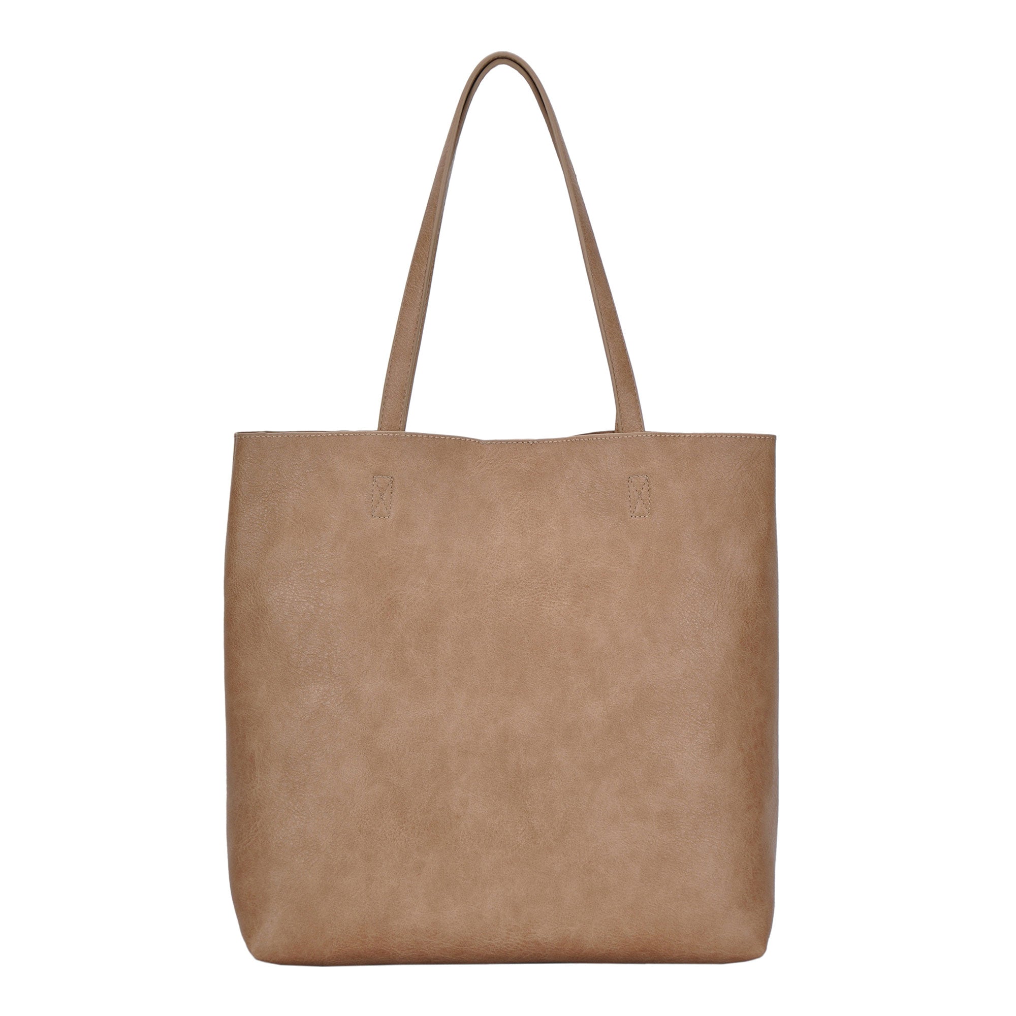 The Olivia Tote | Vegan Leather Tote Bag w/ Removable Pouch