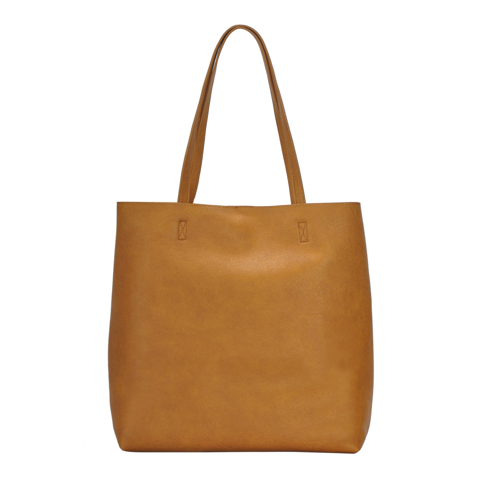 The Olivia Tote | Vegan Leather Tote Bag w/ Removable Pouch