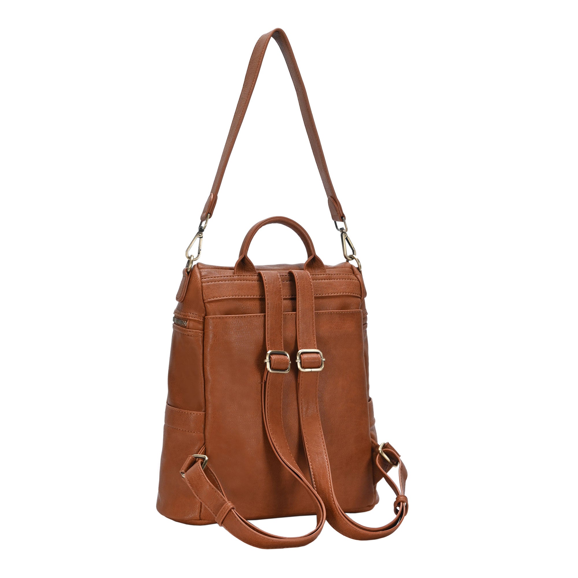 Sienna Backpack Vegan Leather Bag with Adjustable Straps MMS Brands