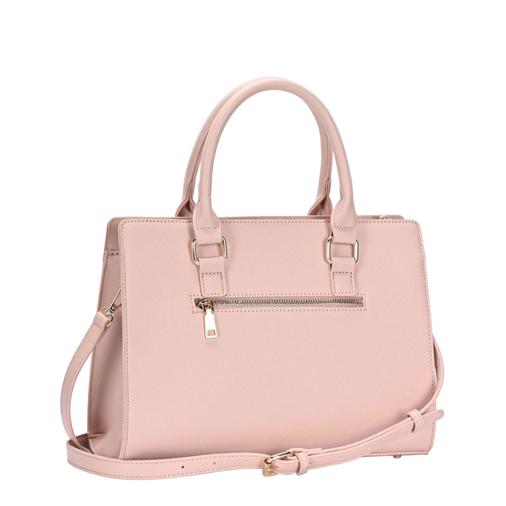 Miztique The Chloe Backpack Purse for Women, Sleek Shoulder Bag, Soft Vegan  Leather - Blush