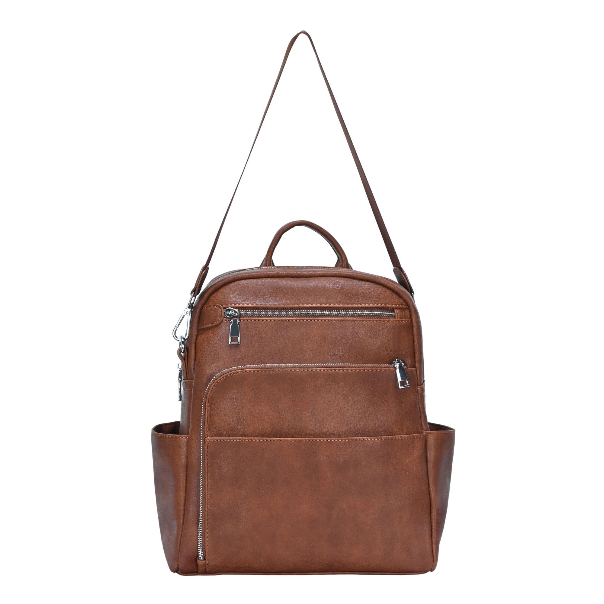 The Willa Backpack Vegan Leather Versatile with Multiple